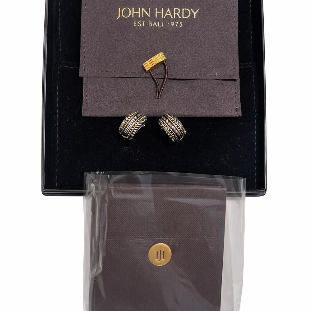John Hardy Gold and Silver Earrings